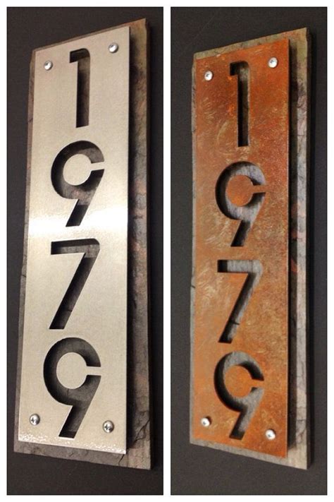 Metal Cut Out House Numbers 